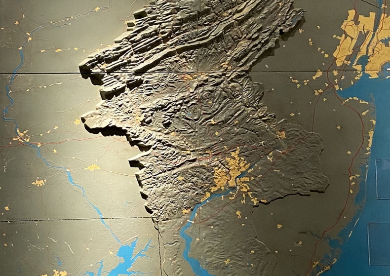 特拉华河流域模型，1964年。