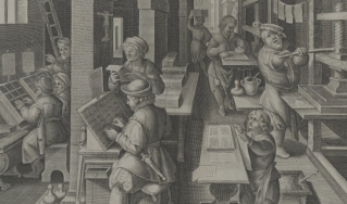 中世纪印刷工人的木刻作品